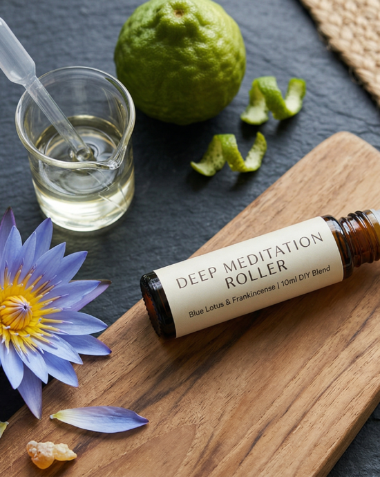 Blue Lotus & Frankincense Deep Meditation Roller