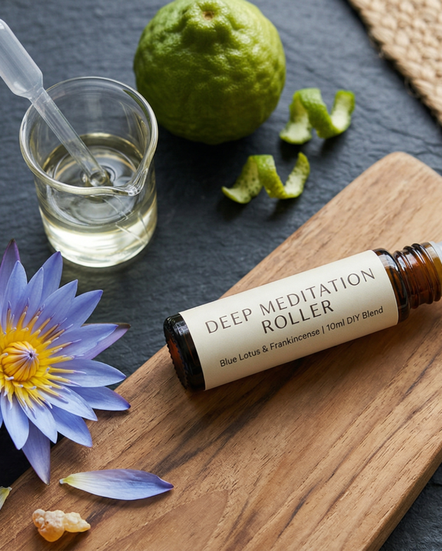 Blue Lotus & Frankincense Deep Meditation Roller