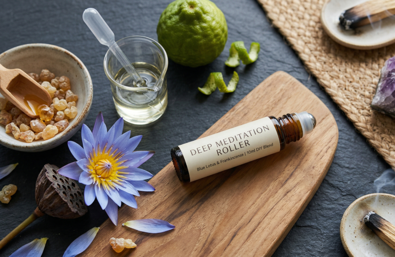 Blue Lotus & Frankincense Deep Meditation Roller